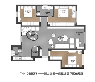 復式樓設計新篇章 融合建筑與室內(nèi)的平面藝術